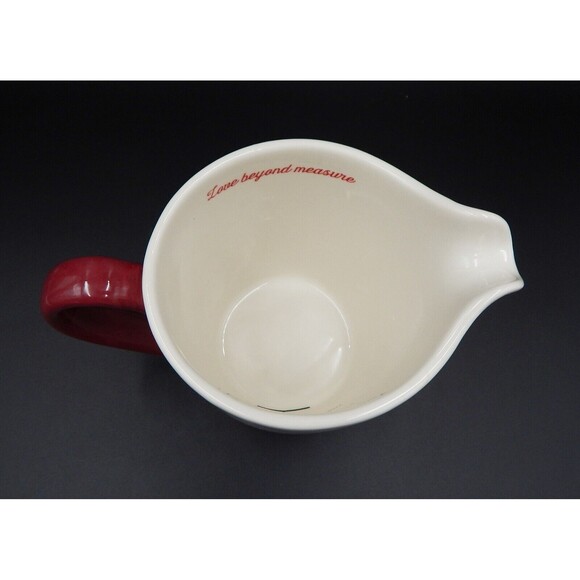Pioneer Woman Timeless Floral 4 Cup Ceramic Measuring Cup Love Beyond Measure - Picture 7 of 9